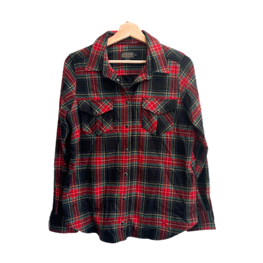 Pendleton High Grade Western Shirt Flannel Women’s Medium Snap buttons